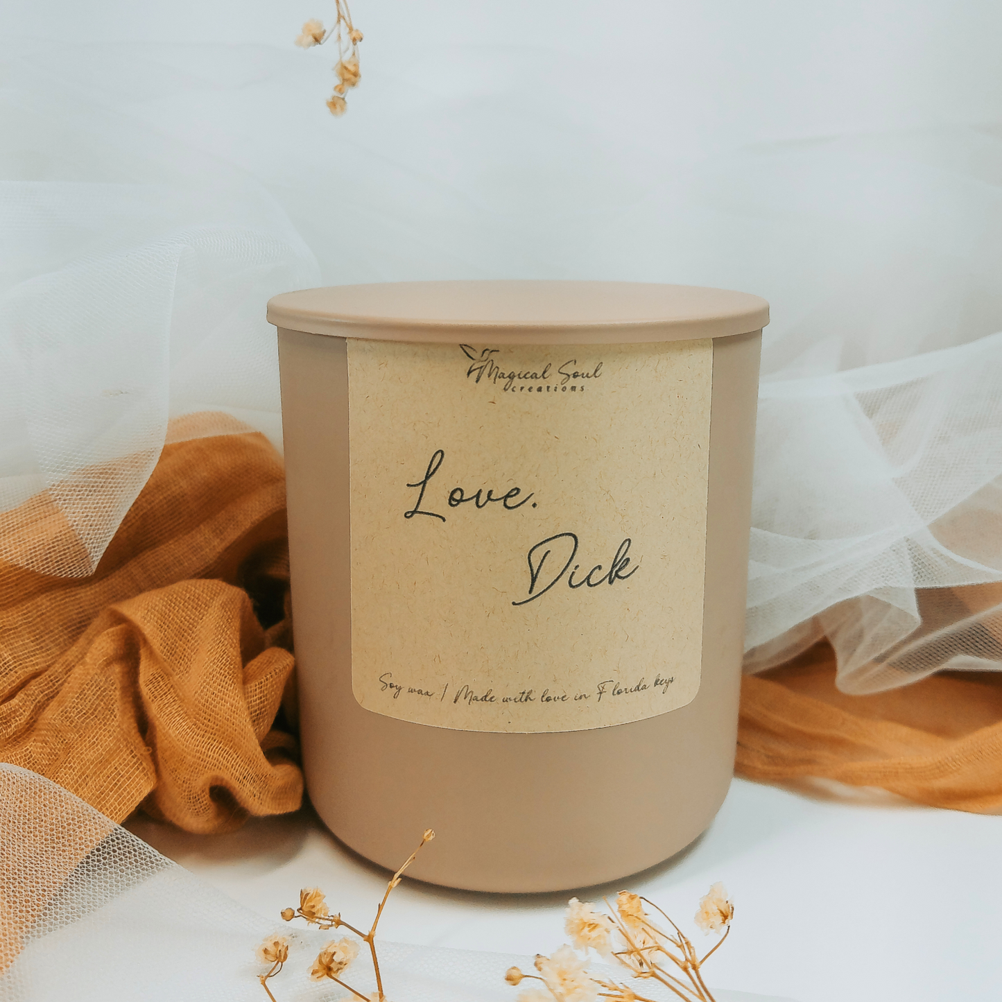 Personalized Memory Candle in Blush Jar: A Tribute to Love and Healing