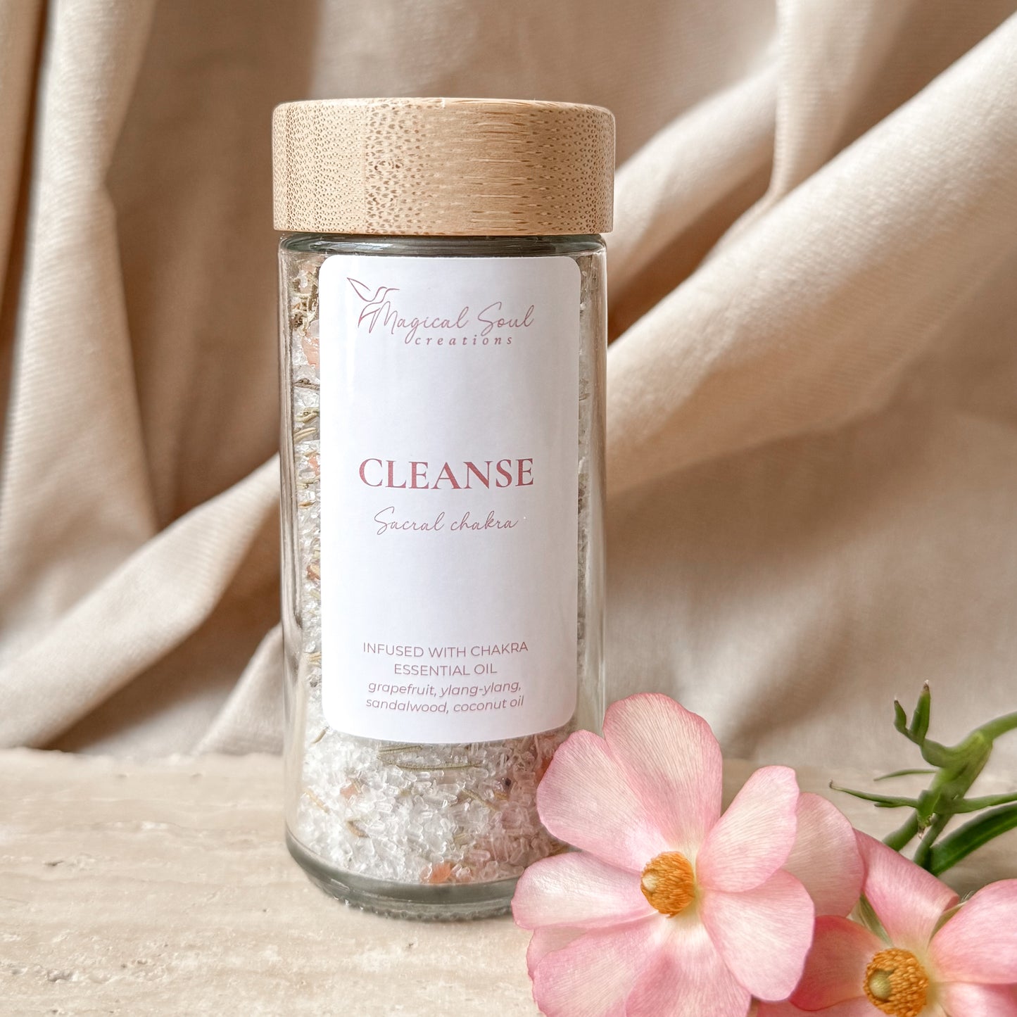 cleanse bath soak for energy reset and renewal with fresh aromatherapy