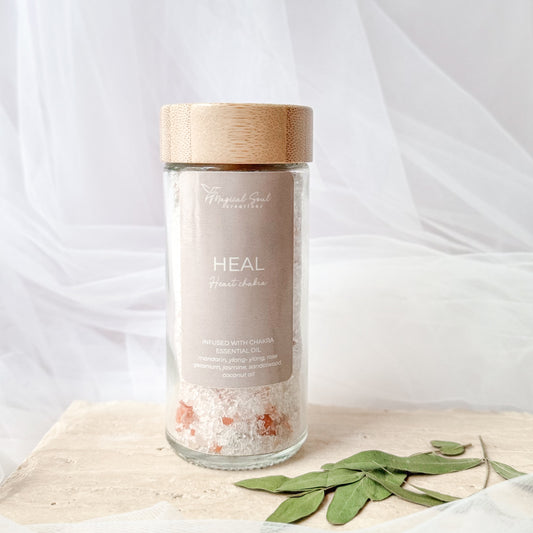 heal bath soak for emotional healing and relaxation with floral aromatherapy