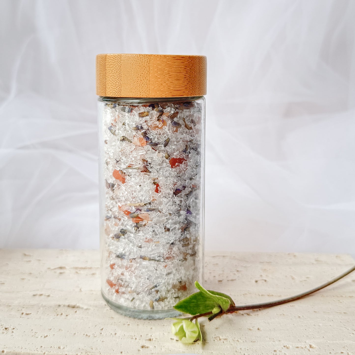 luxury bath salts for relaxation and letting go of stress and tension